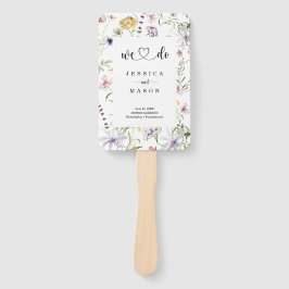 Wir machen ein Hochzeitsprogramm für Whimsikäre Wi Fächer