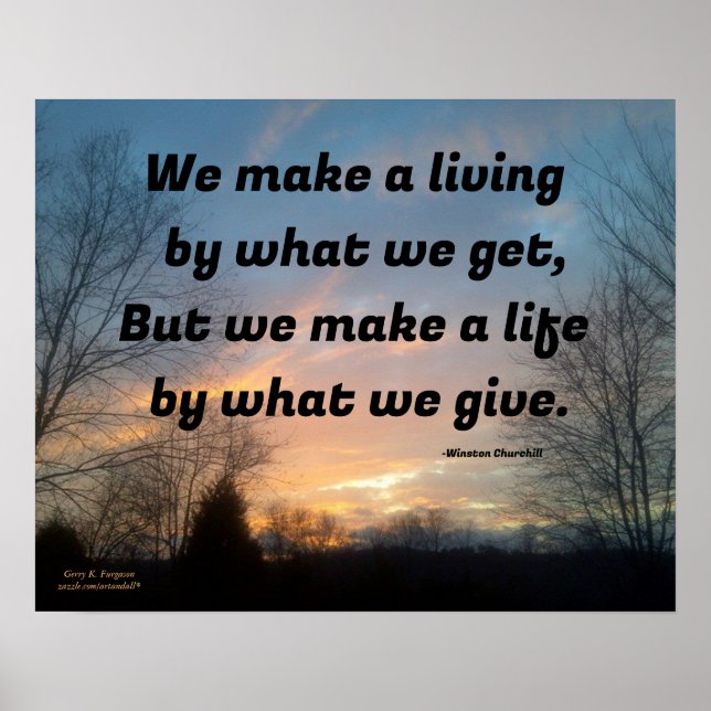 WIR MACHEN EIN LEBENDES WINSTON CHURCHILL POSTER (Vorne)