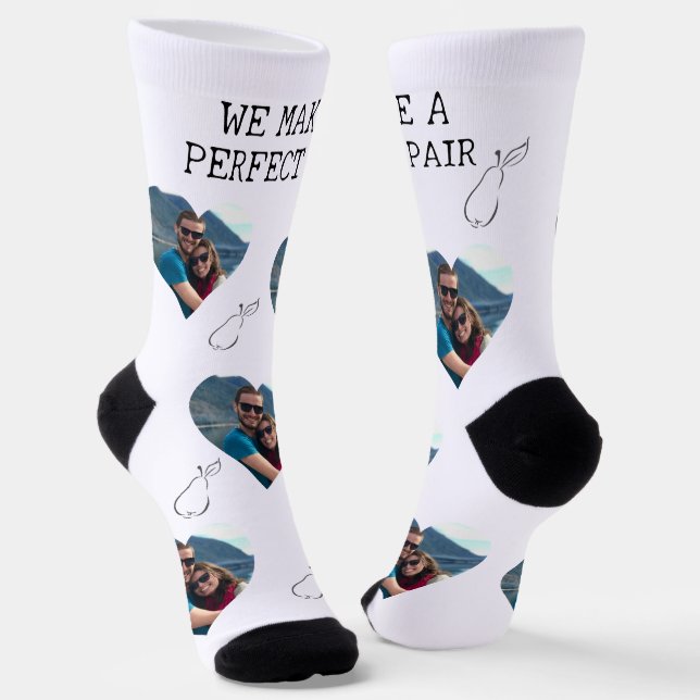 Wir machen ein perfektes Foto für Paare Socken (Gewinkelt)