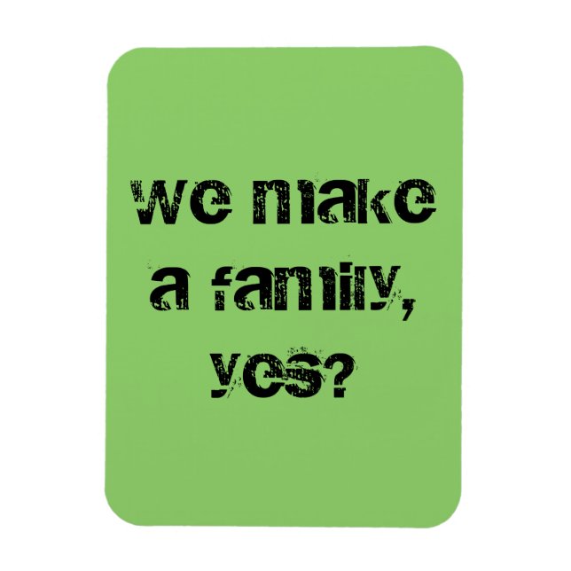 Wir machen eine Familie, ja, Orphan Black Zitat Magnet (Vertikal)