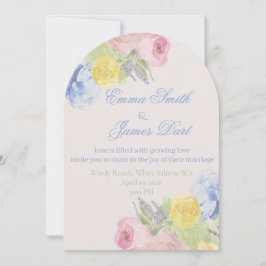 Wir machen eine romantische zweite Hochzeitseinlad Einladung