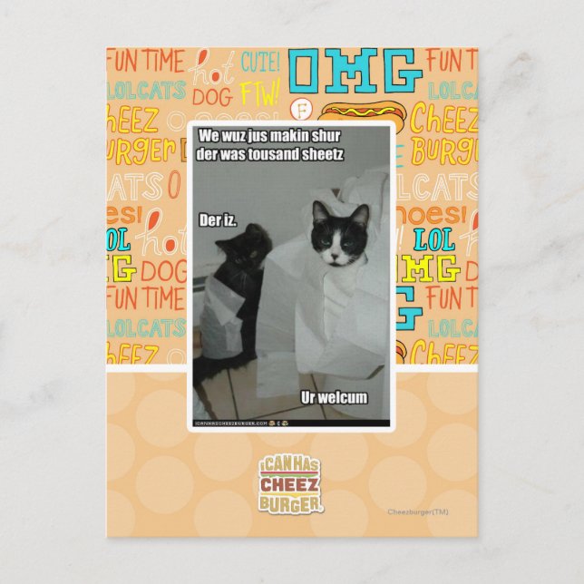 Wir machen einfach alles auf postkarte (Vorderseite)