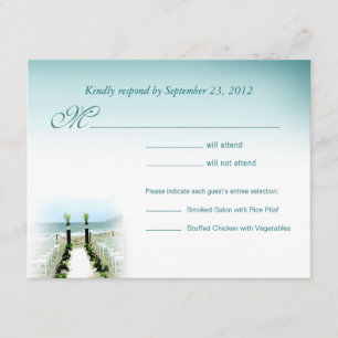 Wir machen es auf der Beach UAWG Response Card RSVP Karte