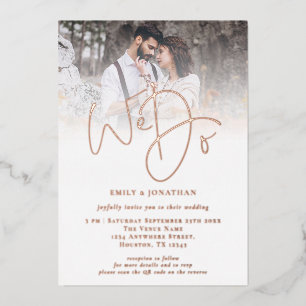 Wir machen Foto Script Overlay QR Code Hochfahren  Folieneinladung