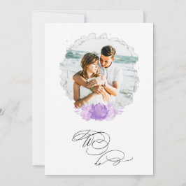 *~* WIR MACHEN FOTO UAWG + QR AR6 Floral Wedding I Einladung