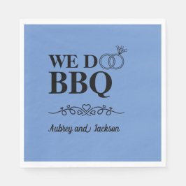 Wir machen GRILLEN Verlobung Serviette
