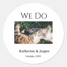 Wir machen Hochzeit Verlobung Haustier Name Foto D