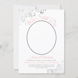 Wir machen immer noch eine grüne und weiße Hochzei Einladung