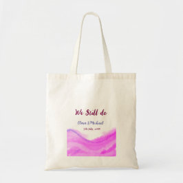 Wir machen immer noch rosa lila Aquarellfarben Gli Tragetasche