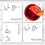 Wir machen klassische, moderne Minimalistische Hoc Rechteckiger Pappuntersetzer<br><div class="desc">Das sind klassische,  moderne Minimal Minimalistische,  einfache Hochzeitspapier-Untersetzer!</div>