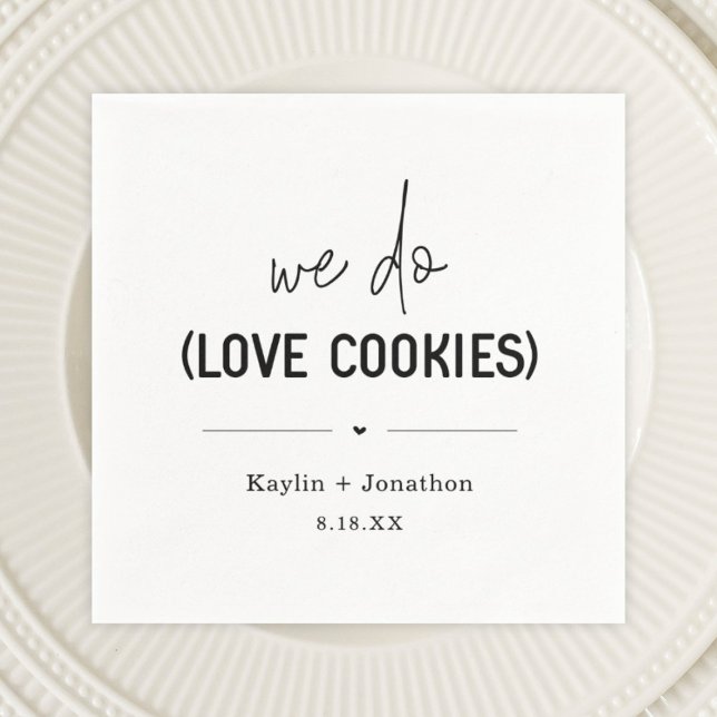Wir machen Lieben Cookies, die Napkins hochheirate Serviette (Von Creator hochgeladen)