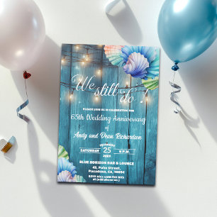 Wir machen noch 65. Hochzeitstag Lichterkette Einladung