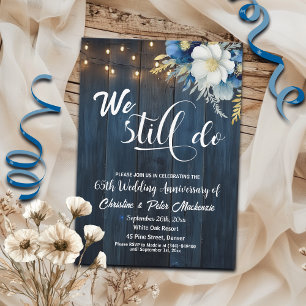 Wir machen noch 65. Wedding Anniversary String Lig Einladung