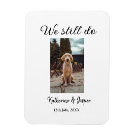 Wir machen noch Ehepaar Foto Name Datum sim Magnet