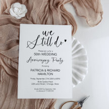 Wir machen noch Einladungen zum Hochzeitstag
