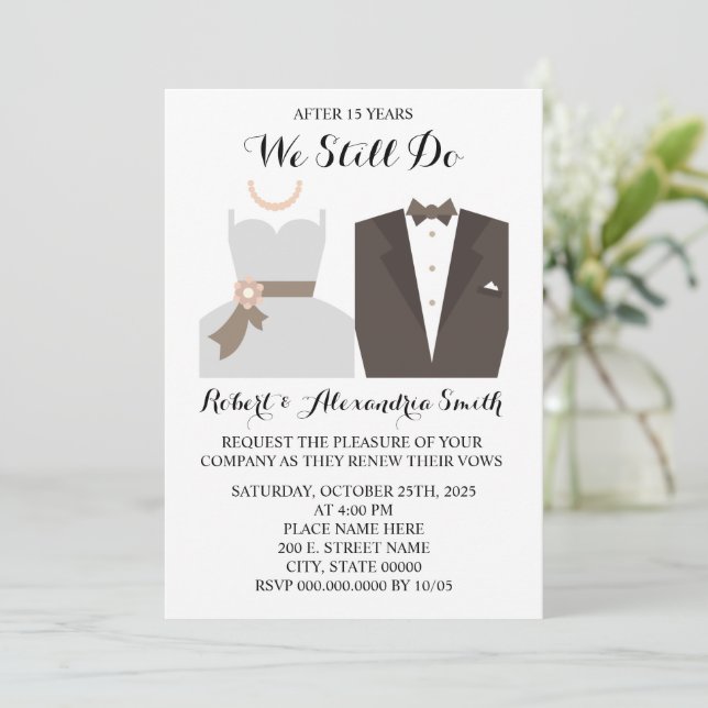 Wir machen noch immer eine erneute Einladung zum H (Stehend Vorderseite)