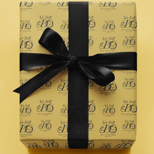 Wir machen noch immer eine Typografie zum 50. Gebu Geschenkpapier