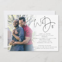 Wir machen Script Foto QR Code Gay Wedding