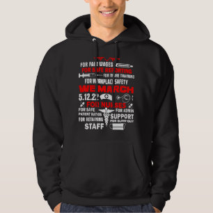 Wir März für Krankenschwestern und Krankenpfleger Hoodie