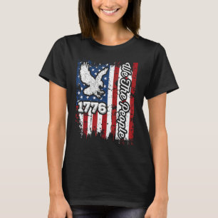 Wir Menschen 1776 Amerikanische Flagge Patristisch T-Shirt