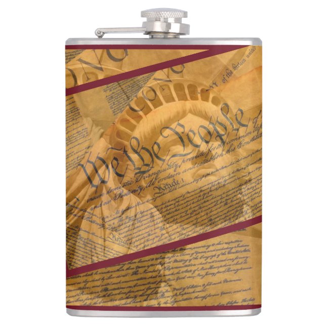 Wir Menschen Flachmann (Vorderseite)