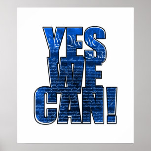 Wir Menschen für Obama! Poster