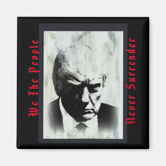 Wir Menschen lassen Trump Mugshot Magnet nie überl