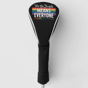 Wir Menschen meinen alle LGBT, die US-Verfassung Golf Headcover