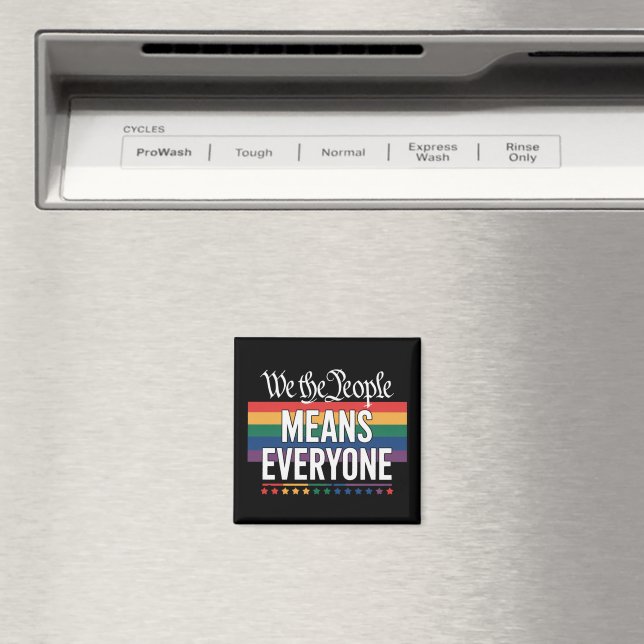 Wir Menschen meinen alle LGBT, die US-Verfassung Magnet (In Situ (Geschirrspüler))