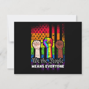 Wir Menschen meinen alle LGBT, die US-Verfassung Save The Date
