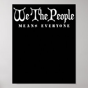 Wir Menschen meinen alle Poster