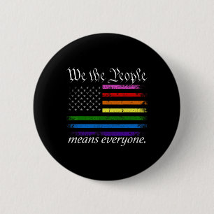 Wir Menschen meinen, dass alle USA gleichberechtig Button