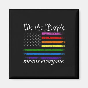 Wir Menschen meinen, dass alle USA gleichberechtig Magnet