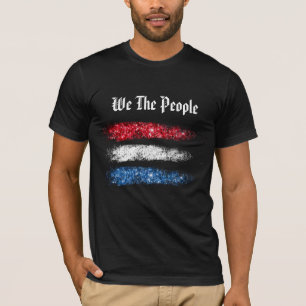 *~* Wir Menschen Moderne Abstrakte amerikanische F T-Shirt