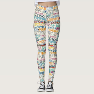 Wir Menschen Typografie Leggings