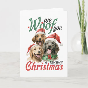 Wir möchten Ihnen ein fröhliches Weihnachten Vinta Karte
