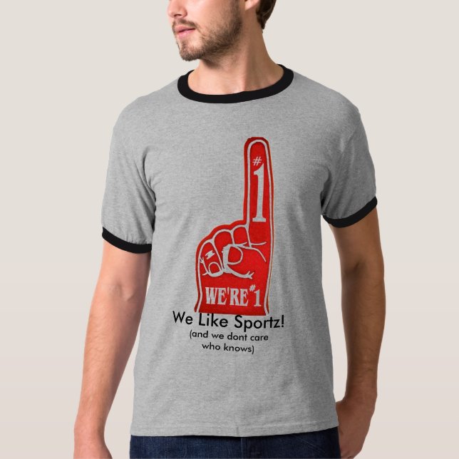 Wir mögen Sportz! T-Shirt (Vorderseite)