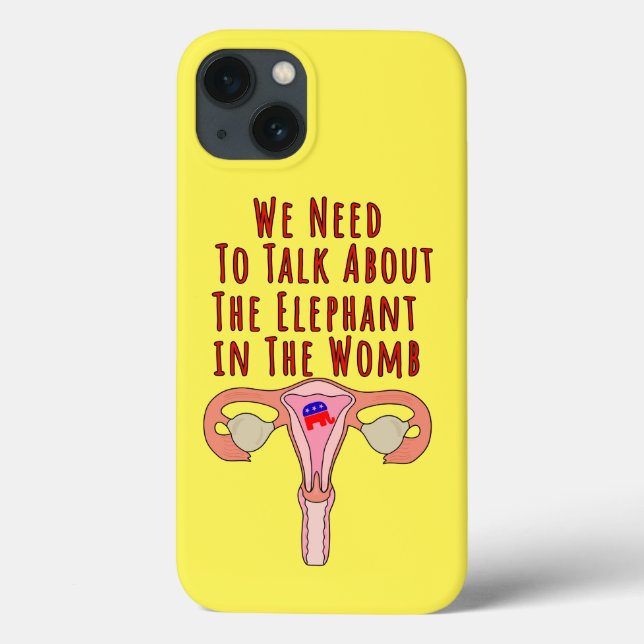 Wir müssen über den Elefanten in der Frau sprechen Case-Mate iPhone Hülle (Rückseite)