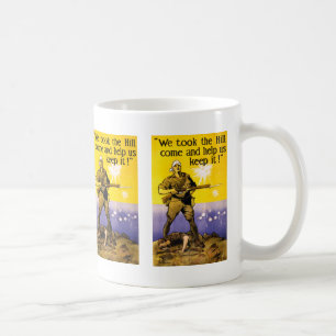 Wir nahmen den Hügel ein Kaffeetasse