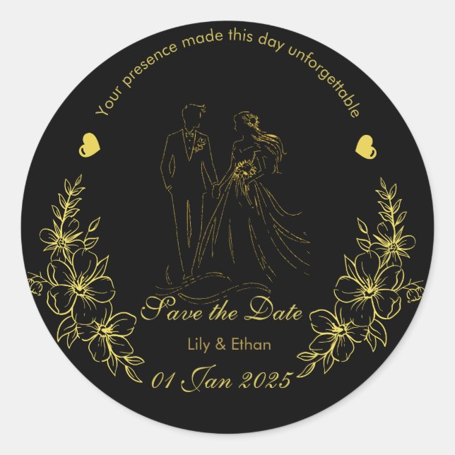 Wir Runder Aufkleber (Vorderseite)