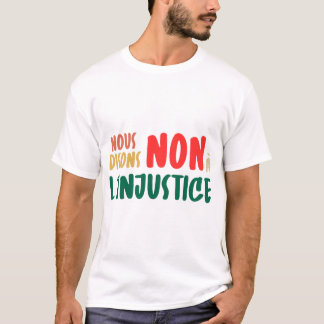 Wir sagen Nein zur Ungerechtigkeit - 49.3 - Streik T-Shirt