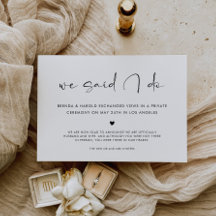 Wir sagten I Do Hochzeit