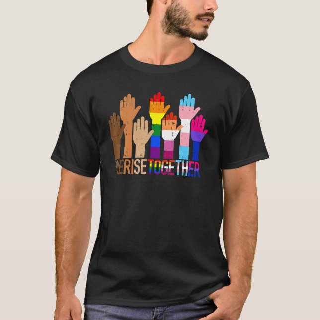 Wir sammeln Lesben Gay Bisexual Prix T-Shirt (Vorderseite)
