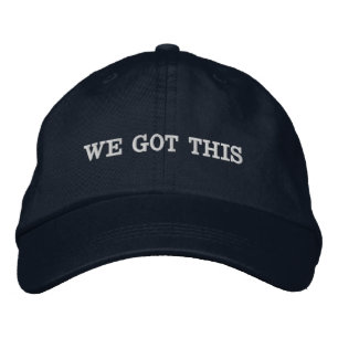 Wir schaffen das Inspirational Quote Motivierende Bestickte Baseballkappe