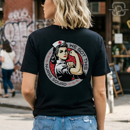 Wir schaffen das Krankenschwester-Team Starke Wert T-Shirt