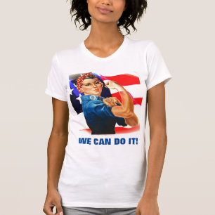 Wir schaffen das Rosie die Nieterin Frauenpower US T-Shirt