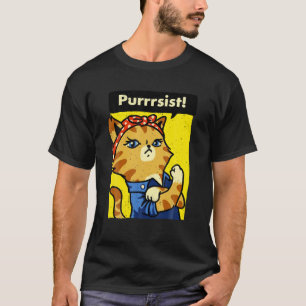 Wir schaffen es Poster Starke Frauenmarsch Katzenl T-Shirt