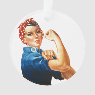 Wir schaffen es Rosie die Nieterin Frauenpower Ornament