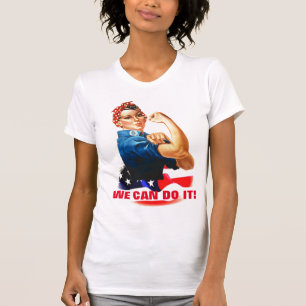 Wir schaffen es Rosie die Nieterin Frauenpower US- T-Shirt