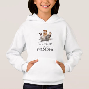 Wir schätzen unsere Freundschaft Hoodie